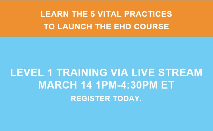 Learn the 5 vital practices to launch the EHD Course. Register now for the Level 1 Live Stream Training with Pete Scazzero.